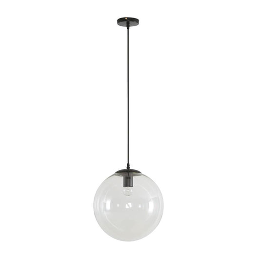 BUBBLE-300 CLEAR BALL 1XE27 PENDANT - Black