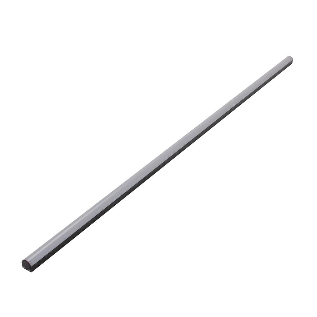 CURVE-PROFILE-SM-20MM-1M C/W ROUND DIFFUSER - Aluminium