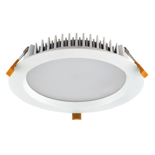 DECO-28 Round 28W Dimmable LED Downlight TRIO - White Frame