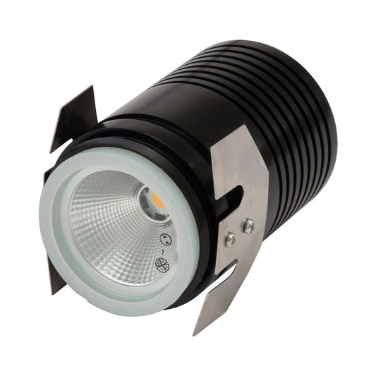 DEKA-BODY Round 12V 3W LED Inground Light 5000K - Black Body