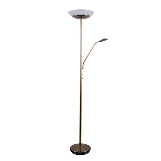 EDEN-FL M&C FLOOR LAMP DIM 240V - Antique Brass