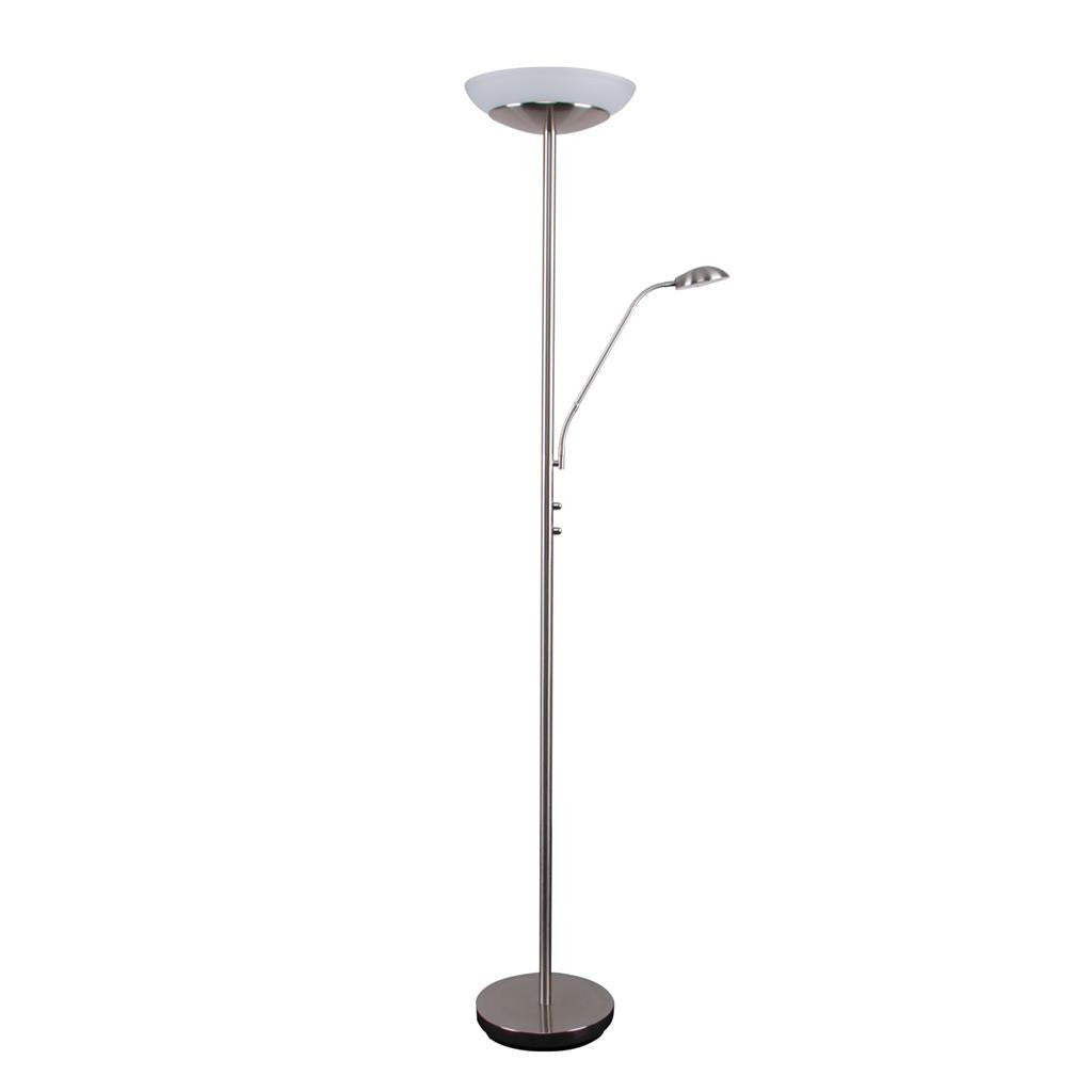 EDEN-FL M&C FLOOR LAMP DIM 240V - Satin Chrome