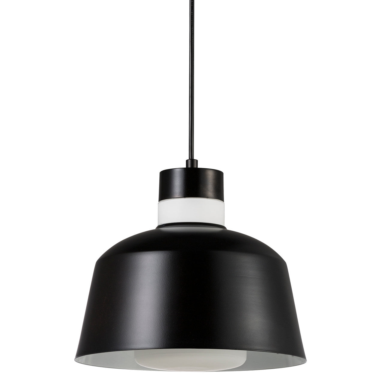 Emma 25 black pendant off.