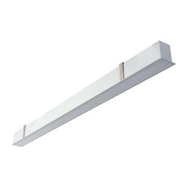 MAX-50 Recessed Profile 17.3W 1M C/W Opal 3000K - Aluminium
