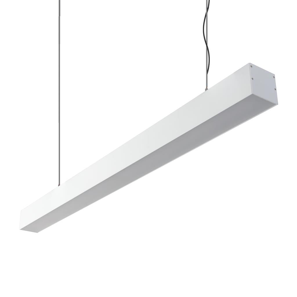 MAX-75MM Down Pendant 17.3W 1M C/W Opal 3000K - White