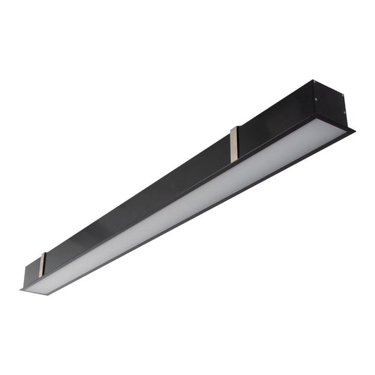 MAX-75MM Recessed Profile 17.3W 1M C/W Opal 4000K - Black
