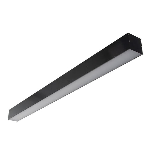 MAX-75MM Surface Mounted Profile 17.3W 1M C/W Opal 3000K - Black