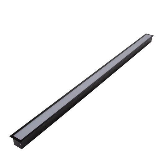 OMEGA-35-REC Recessed LED Aluminium Profile Aluminium - Black