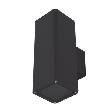 PIPER-2 WALL SQUARE IP65 E27 PAR30 NO LAMP - Black