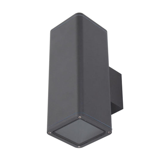 PIPER-2 WALL SQUARE IP65 E27 PAR30 NO LAMP - Dark Grey