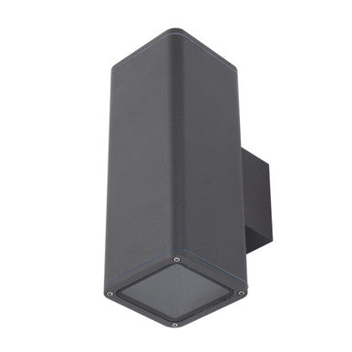 PIPER-2 WALL SQUARE IP65 E27 PAR30 NO LAMP - Dark Grey
