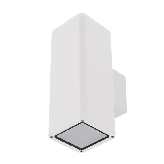 PIPER-2 WALL SQUARE IP65 E27 PAR30 - NO LAMP - White