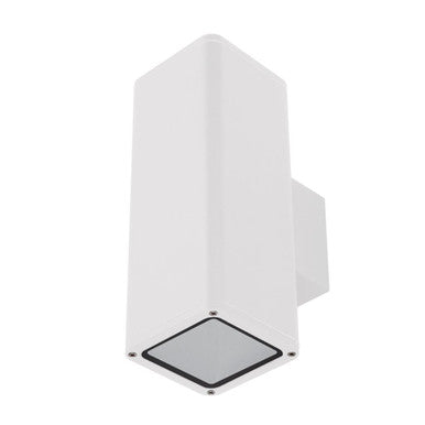 PIPER-2 WALL SQUARE IP65 E27 PAR30 - NO LAMP - White