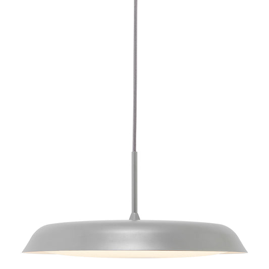 Piso Gray pendant light on.