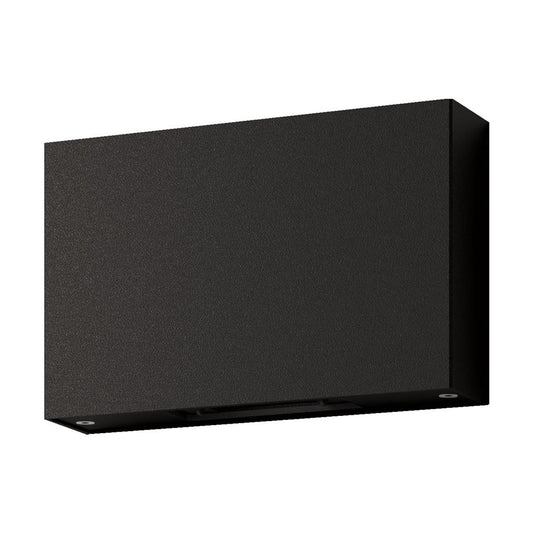 SIERRA Square Two Way Wall Light 12W 240V  IP65 3000K - Black