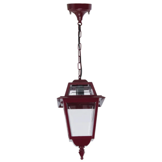 GT-270 Avignon Pendant Light - Powder Coated Finish / B22 - Burgundy