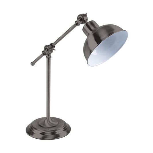 TINLEY-DL DESK LAMP 1 XE27 240V - Antique Chrome