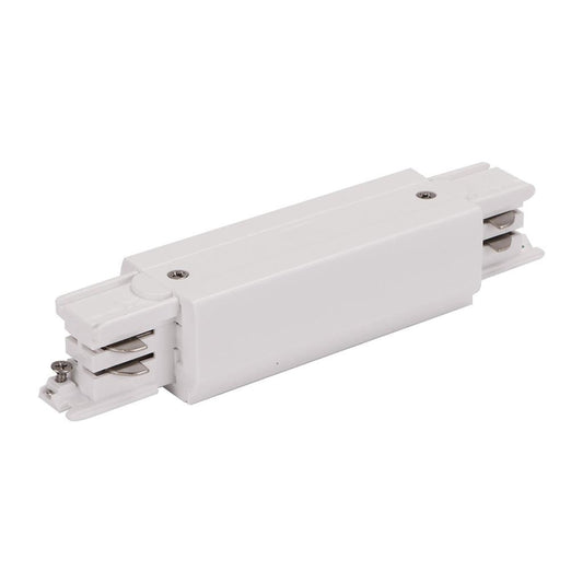 TRAK 3 CIRCUIT CENTRE FEED LIVE JOINER - White