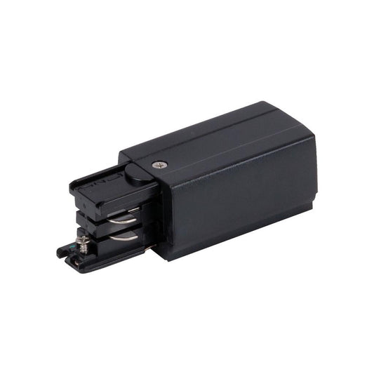 TRAK- 3-LRE 3 Circuit 240V Live Right End - Black