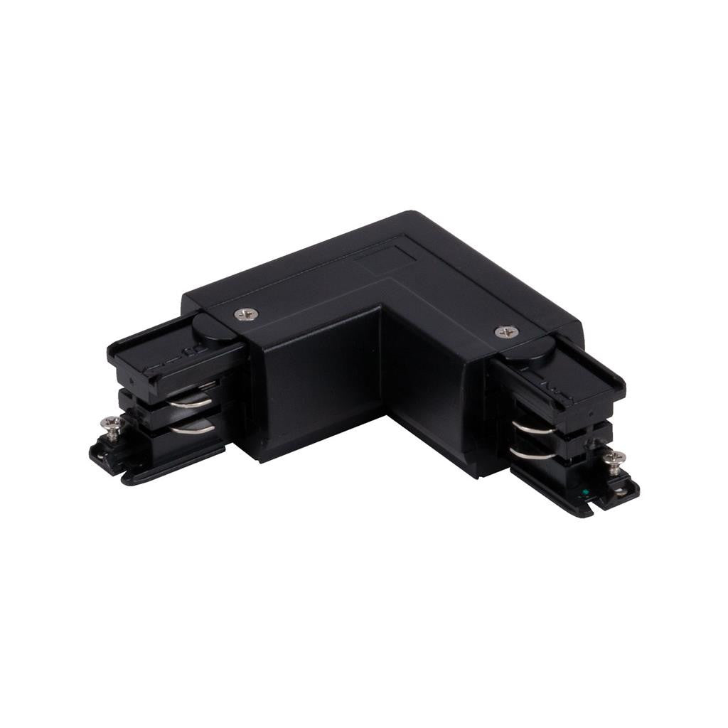 TRAK- 3- LRLJ 3 Circuit 240V L Shape  Right Live Joiner - Black