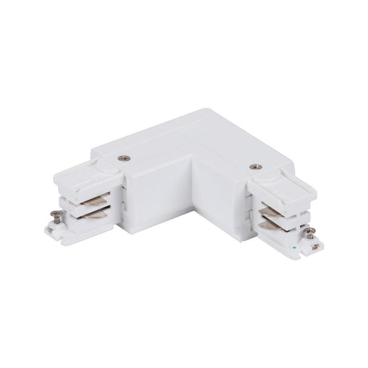 TRAK- 3- LRLJ 3 Circuit 240V L Shape  Right Live Joiner - White