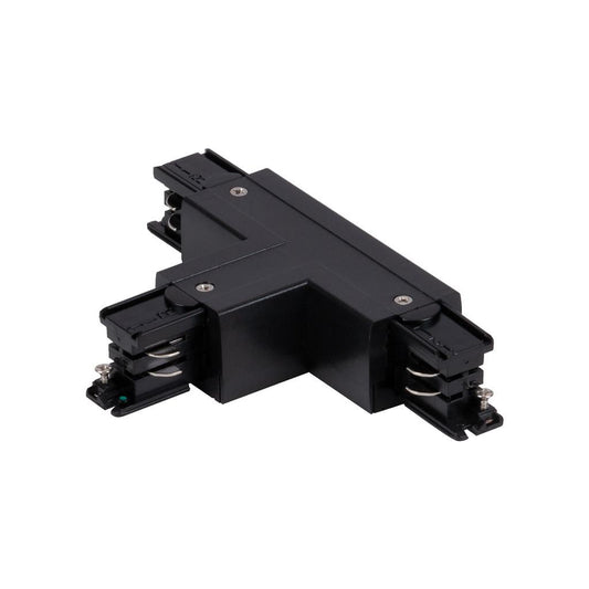 TRAK- 3-TLLJ 3 Circuit 240V T Shape Left Live Joiner - Black