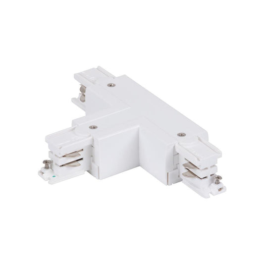 TRAK- 3-TLLJ 3 Circuit 240V T Shape Left Live Joiner - White