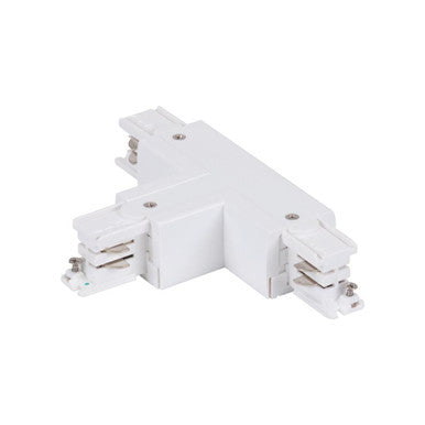 TRAK- 3-TLLJ 3 Circuit 240V T Shape Left Live Joiner - White