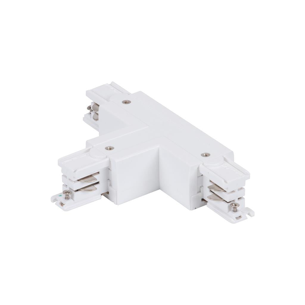 TRACK- 3-TRLJ 3 Circuit 240V T Shape Right Live Joiner - White