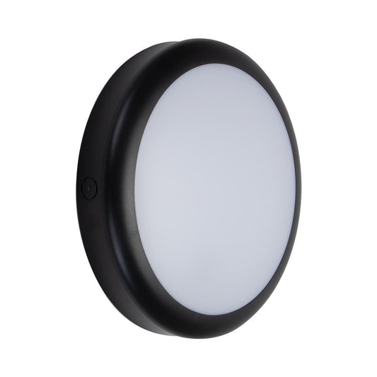 VERSA-300 Round Plain Bunker IP65 240v - Black