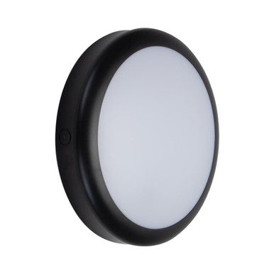 VERSA-300 Round Plain Bunker IP65 240v - Black