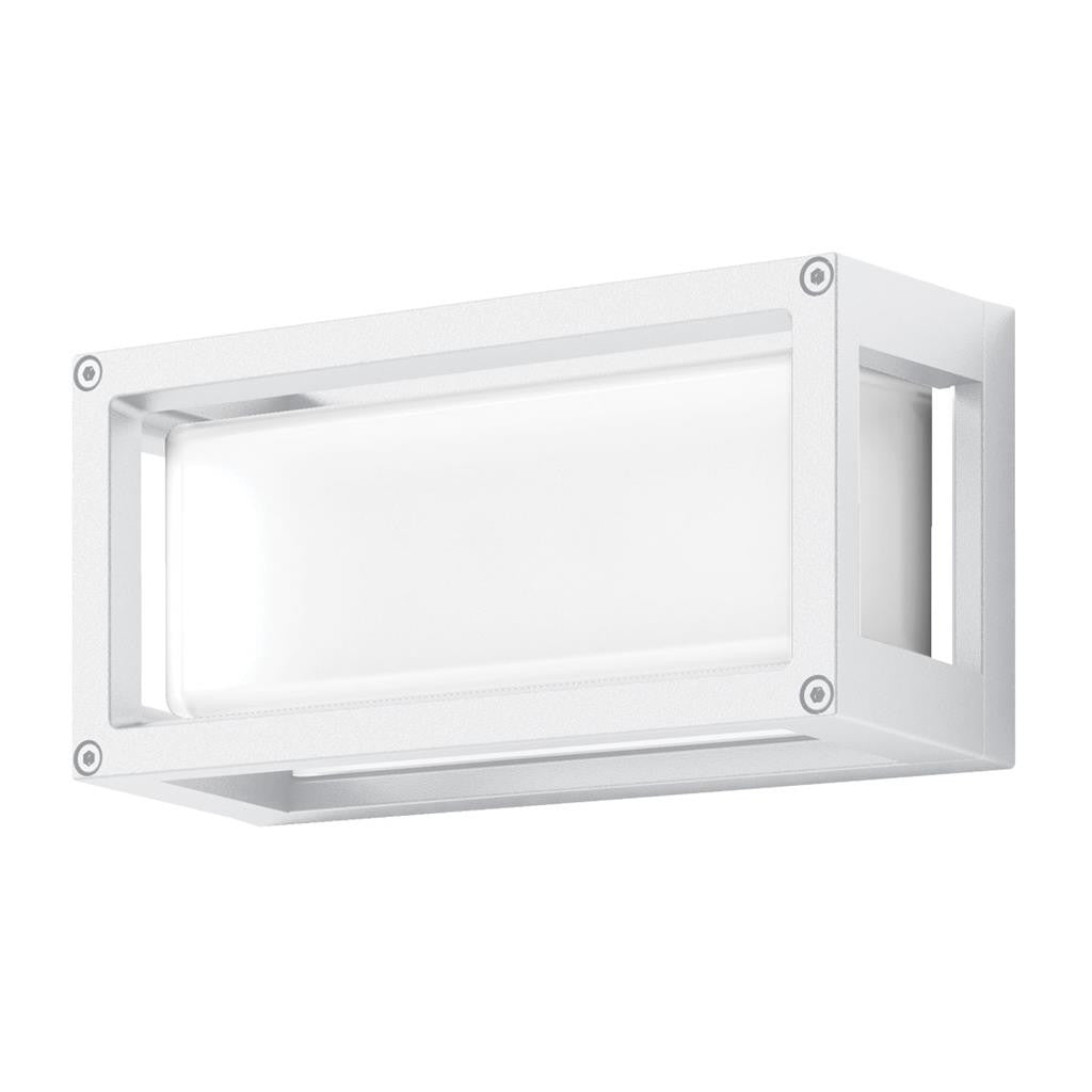 YORK-7 7W Led Rectangle Wall Light IP65 240v 3000K - White