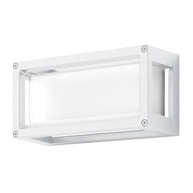 YORK-7 7W Led Rectangle Wall Light IP65 240v 3000K - White