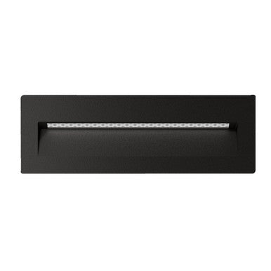ZAC-8 8W Recessed Led-Wall Light IP65 240v 5000K - Black