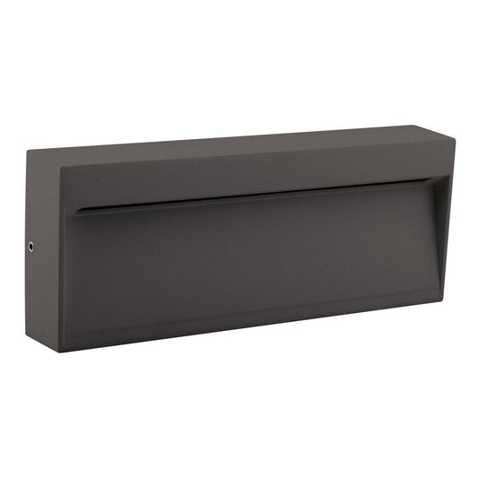 ZEKE-8-8W Rectangular Surface Mounted LED Steplight 5000K - Dark Grey