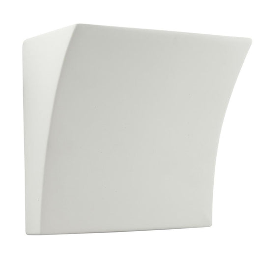 BF-2012 Ceramic Wall Uplight - Raw / G9