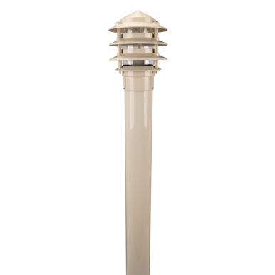 BL-100 HEAD C/W 1M POST - Beige