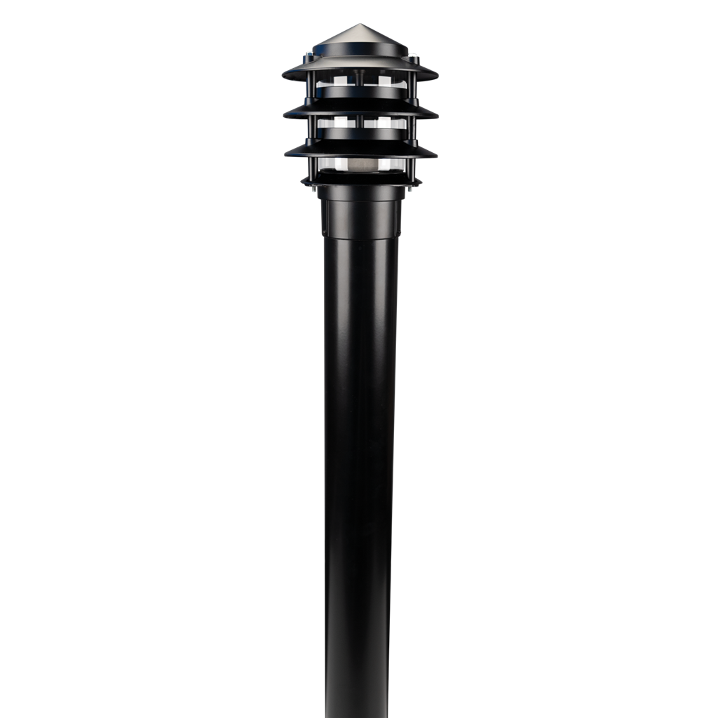BL-100 HEAD C/W 1M POST - Black