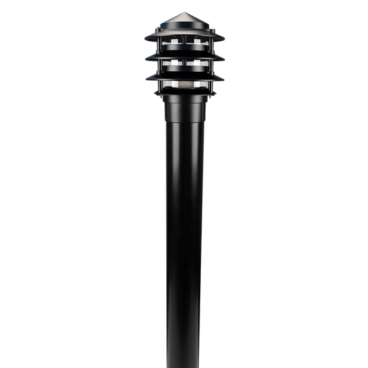 BL-100 HEAD C/W 1M POST - Black