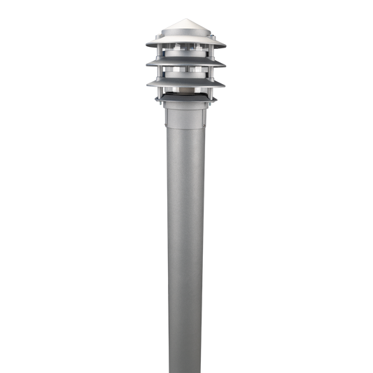 BL-100 HEAD C/W 1M POST - Silver