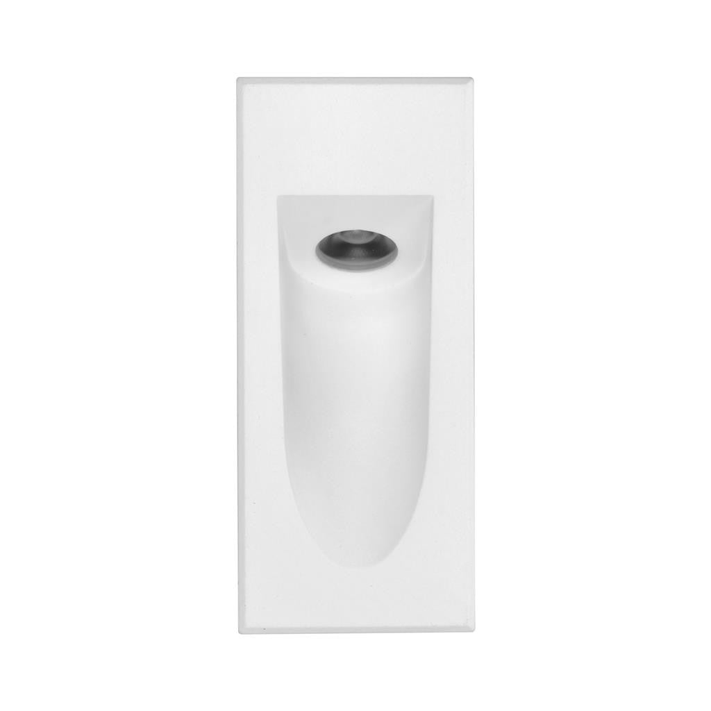 CAMINO Recessed LED Steplight 3W IP54 240V TRIO - White