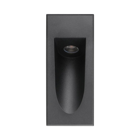 CAMINO Recessed LED Steplight 3W IP54 240V TRIO - Black