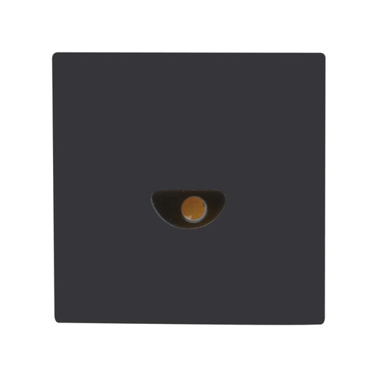 CAMINO Square LED Steplight 3W IP54 240V TRIO - Black