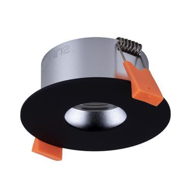 Cell Frame P75 Pin Hole 75mm cut-out to suit Cell Downlight Module Series - Black