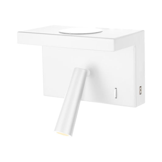 CHARGE-01 LED WIRELESS & USB CHARGE W/B 240V TRIO - White