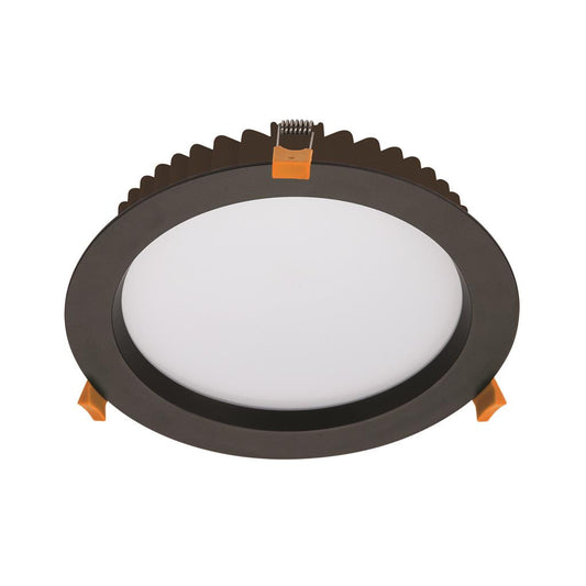 DECO-28 Round 28W Dimmable LED Downlight TRIO - Black Frame