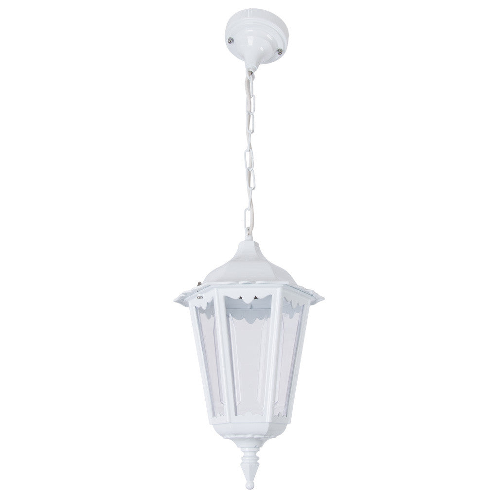 GT-130 Chester Pendant Light - Powder Coated Finish / B22 - White