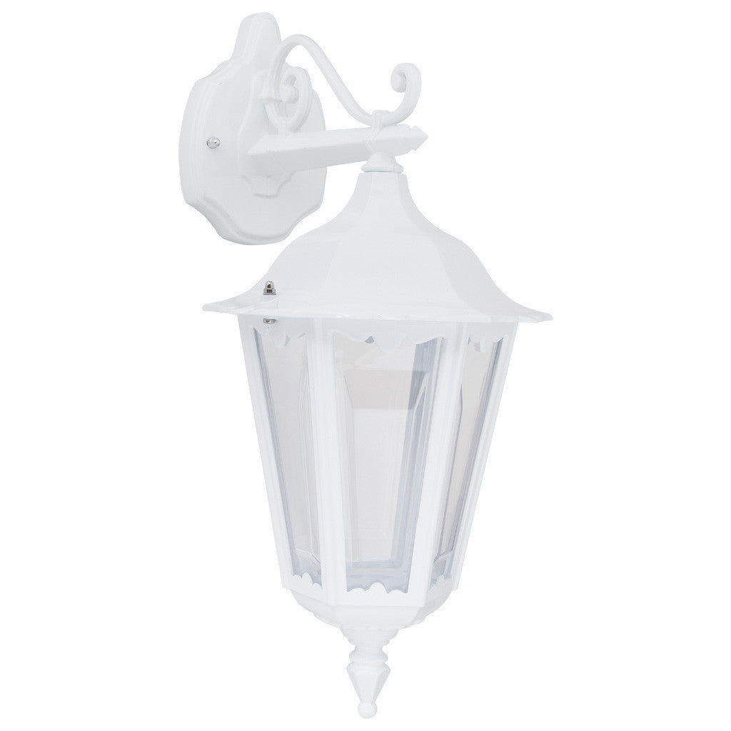 GT-132 Chester Downward Wall Light - Powder Coated Finish / B22 - White