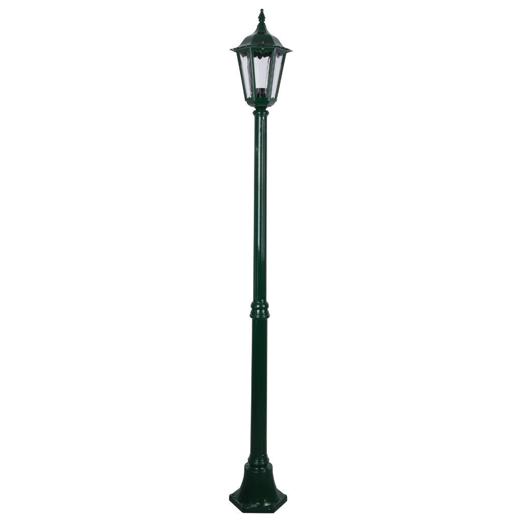 GT-136 Chester Twin Head Short Post Light - Powder Coated Finish / B22 - Green
