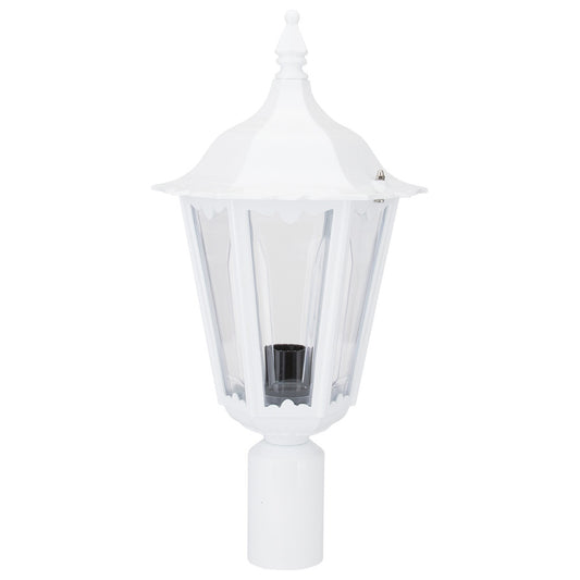 GT-149 Chester Post Top Light - Powder Coated Finish / B22 - White